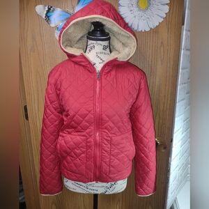 Xs. Zyia Active Red Hooded Jacket